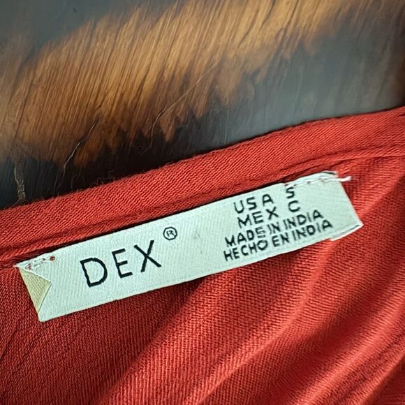 DEX Spaghetti Strap Embroidered Jumpsuit Size S - Picture 12 of 14